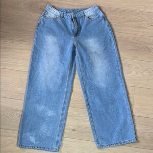 SHEIN Light Blue Straight Men's Jeans